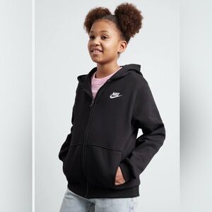 Nike Casul Full zipper hoodie girl’s size Small